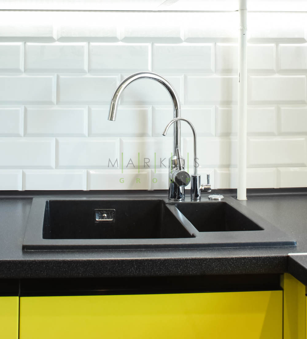 дизайн мебели для кухни в желтом цвете в Черкассах фото
