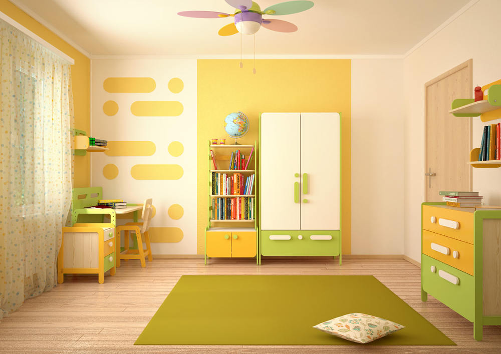 на фото колір для дитячої кімнати